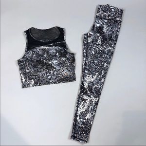 Fabletics Powerhold Leggings and Sports Bra Top